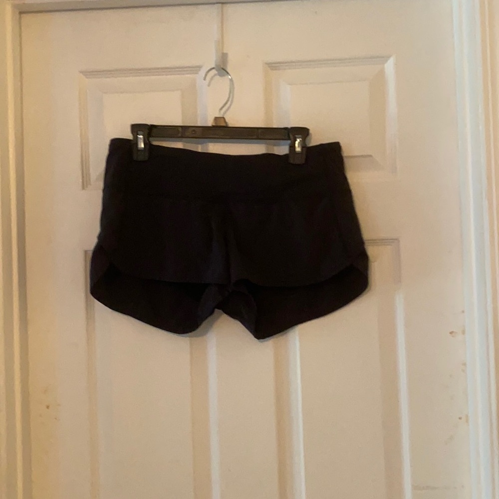LuluLemon shorts. Black. Size 8.